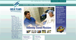 Desktop Screenshot of greatplainsortho.org